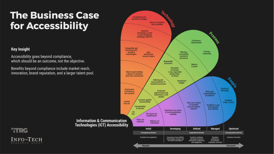 The Accessibility Business Case for IT visualization